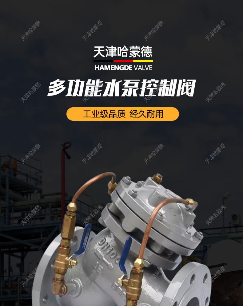 哈蒙德JD745X16C铸钢法兰隔膜式多功能水泵控制阀防倒流防水锤.jpg