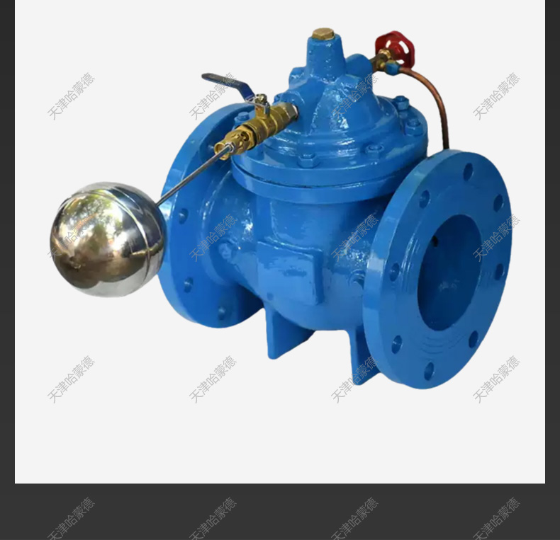 哈蒙德100X16C铸钢法兰遥控浮球阀水箱自动补水阀液压水位控制阀.jpg