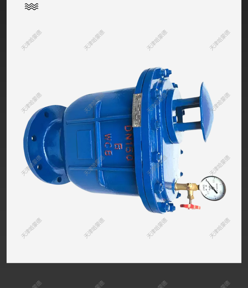 哈蒙德复合式排气阀CARX16C自来水清水铸钢法兰自动快速排空气阀.jpg