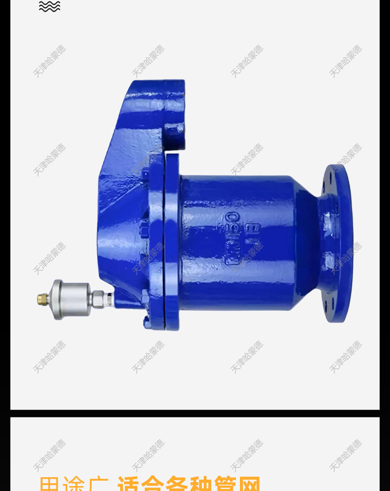 哈蒙德铸钢高低进排气阀D-050组合式防水锤空气阀DN80 100 125.jpg