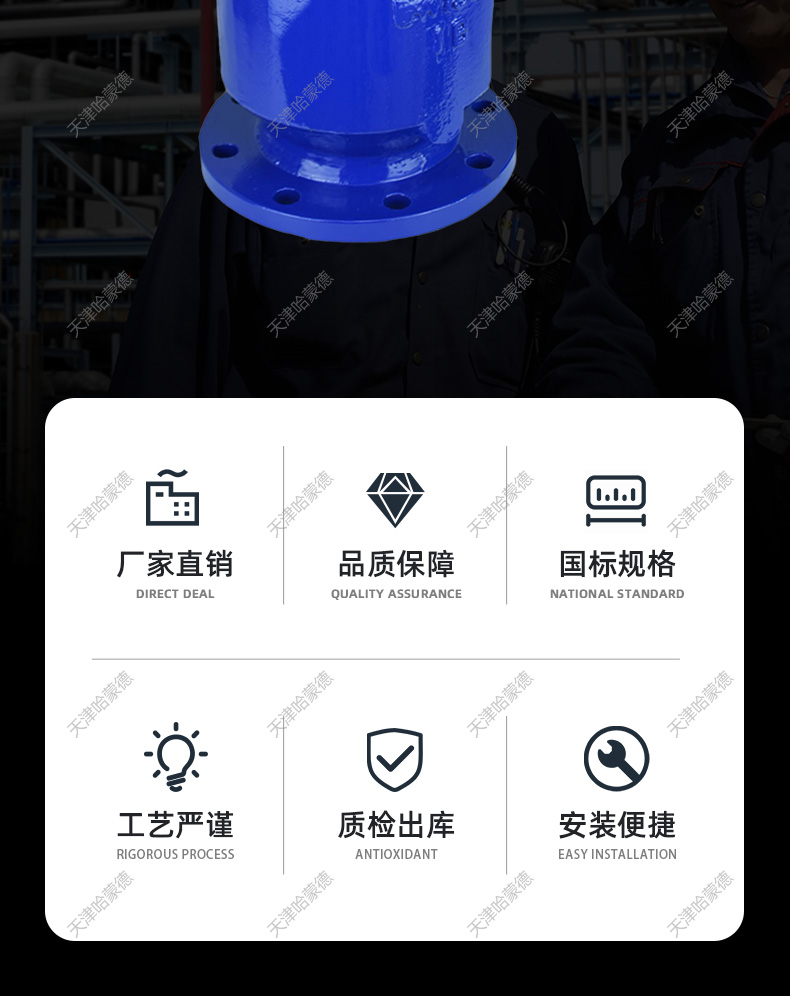 哈蒙德铸钢高低进排气阀D-050组合式防水锤空气阀DN80 100 125.jpg