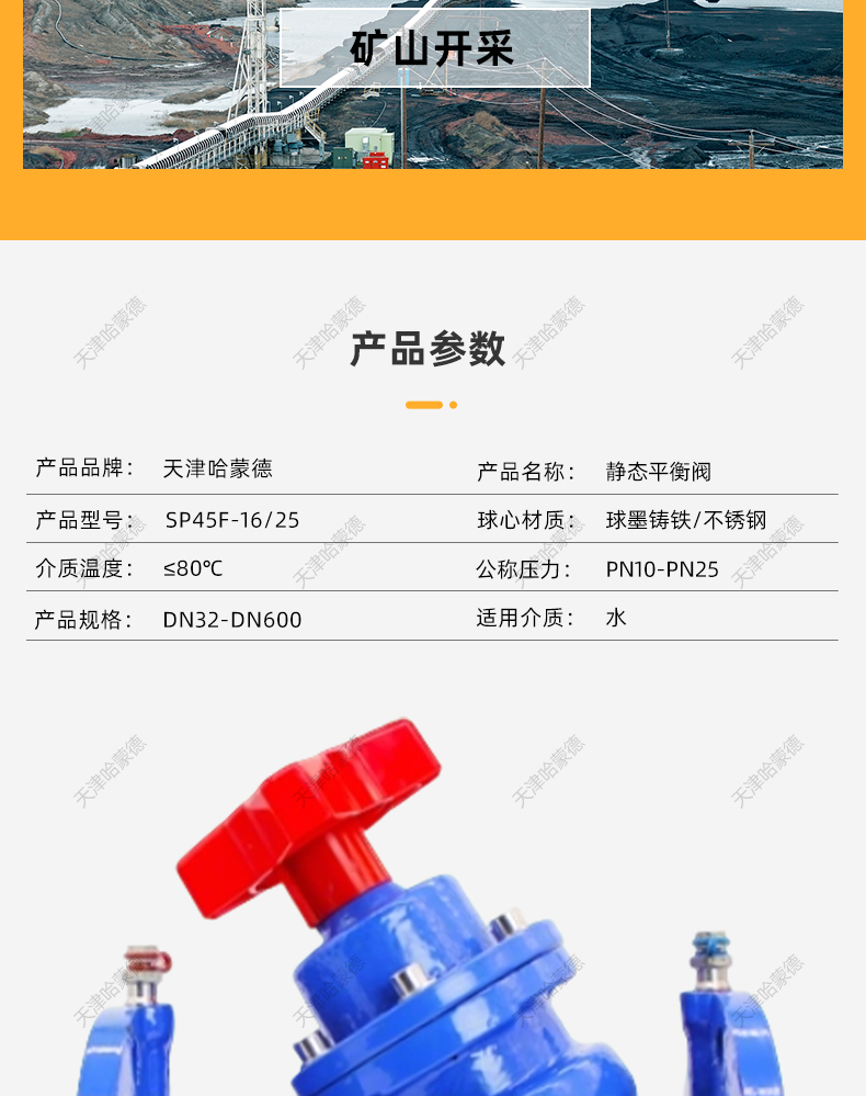 哈蒙德静态平衡阀SP45F-16Q DN32 50 65 80 100 150 200 250 300.jpg