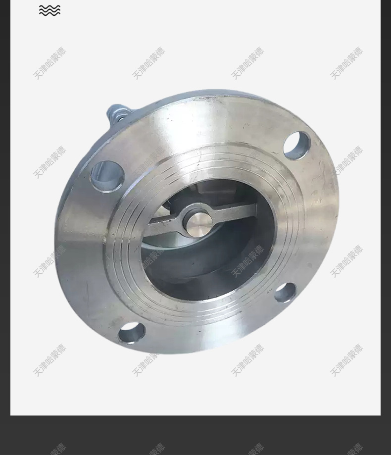 哈蒙德304不锈钢底阀止回阀H42W-6P吸抽水法兰升降式井水泵底阀.jpg