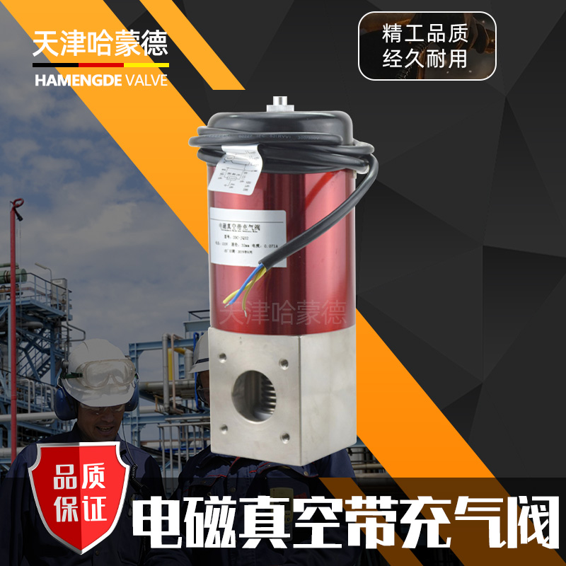 哈蒙德机械式真空泵专用220V电磁真空带充气阀DDCJQ16 25 32 40