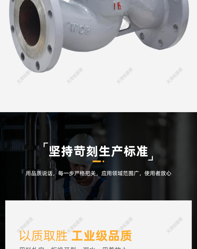 哈蒙德H41H16C铸钢升降式法兰逆止止回阀单向阀DN40 50 80 100.jpg