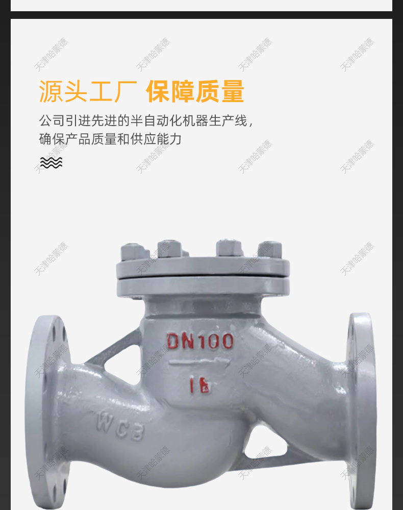 哈蒙德H41H16C铸钢升降式法兰逆止止回阀单向阀DN40 50 80 100.jpg