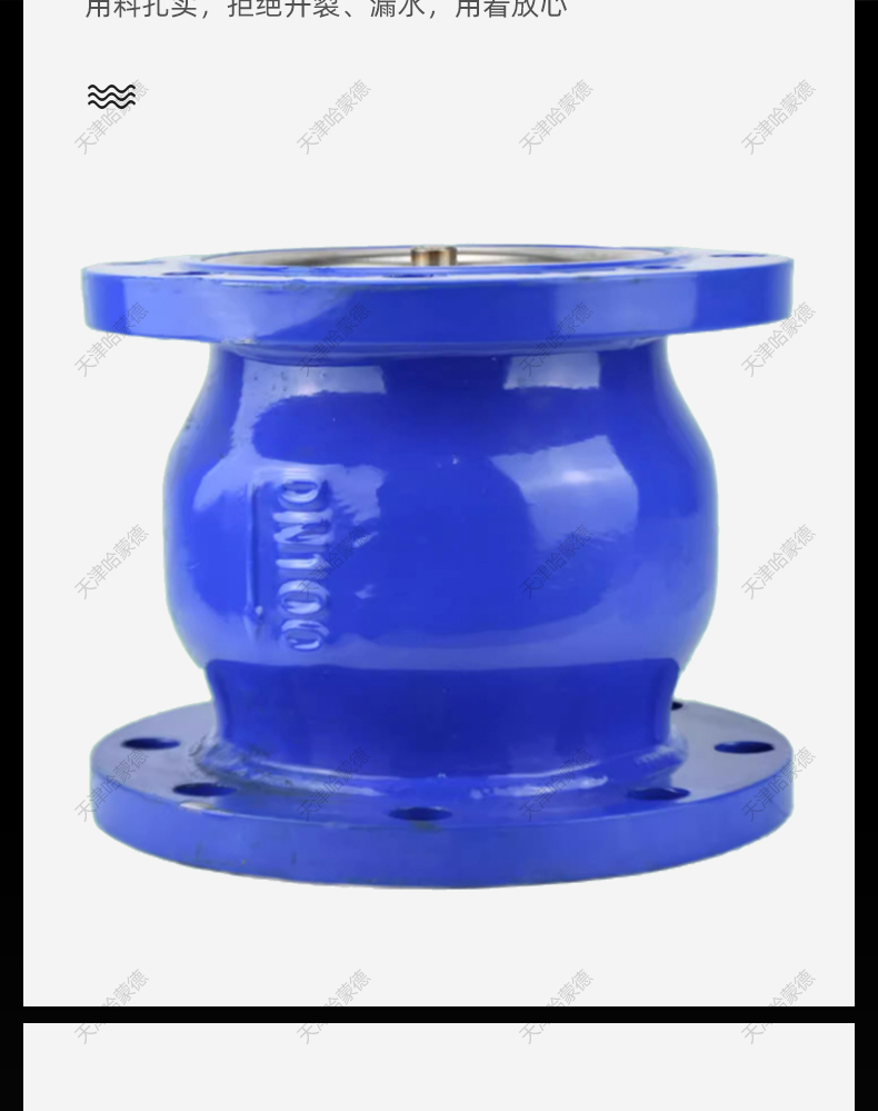 哈蒙德HC41X-16法兰消声止回阀音立卧式单向阀DN40 50 65 80 100.jpg