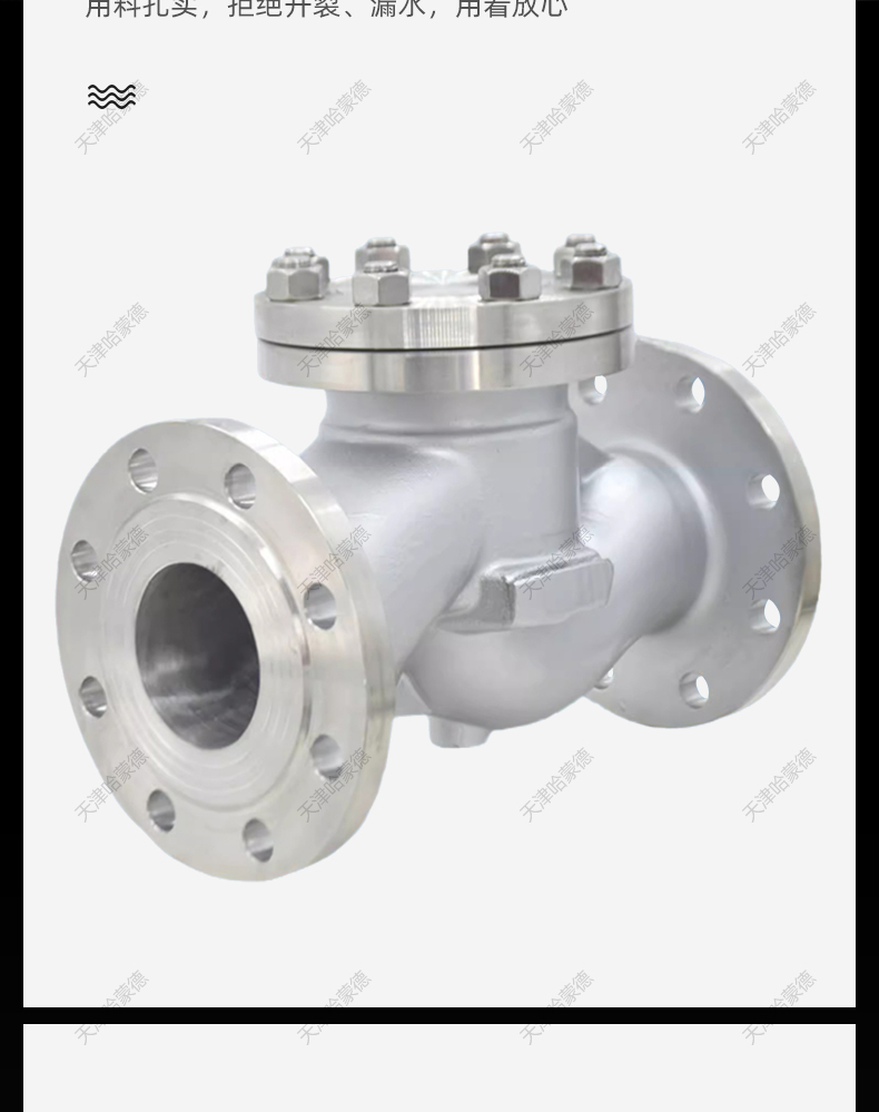 哈蒙德H41W16P不锈钢304/316L法兰式升降式止回阀单向阀逆止阀.jpg