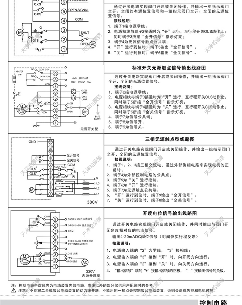 哈蒙德精小型电动执行器智能阀门开关控制器适配球阀蝶阀风阀防爆.jpg