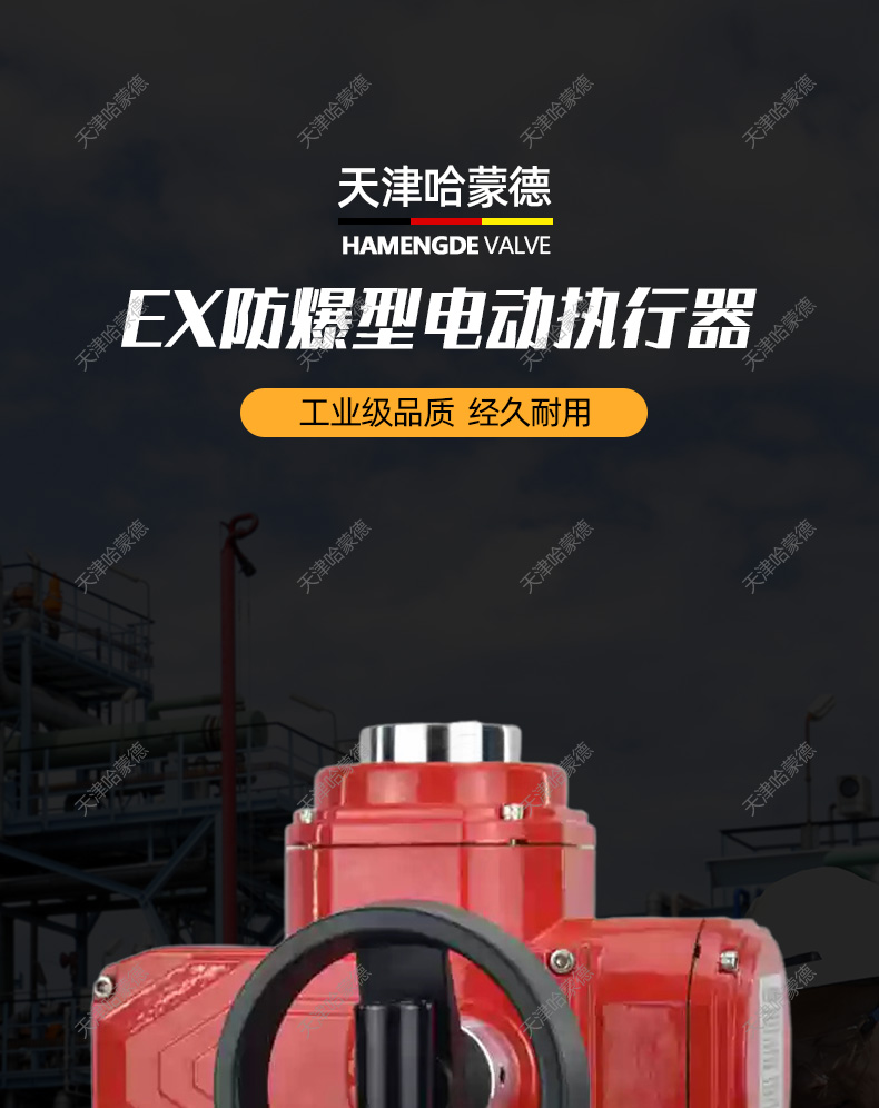 哈蒙德精小型防爆电动执行器CT6球阀蝶阀控制器防爆电动头AC220V.jpg