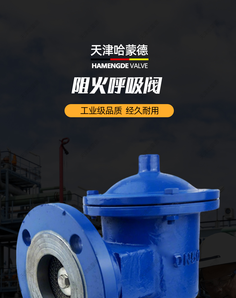 哈蒙德ZFQ2带接管阻火呼吸阀碳钢铸钢不锈钢防爆防火储罐排气阀.jpg