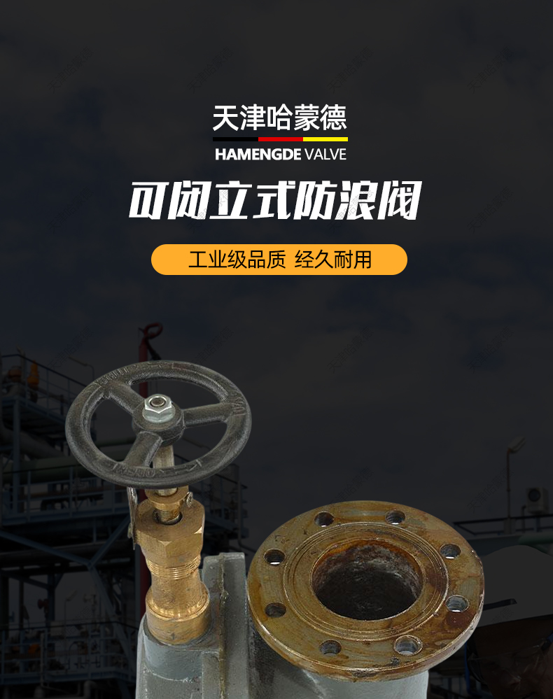 哈蒙德船用可闭立式铸钢防浪阀A型B型AS型BS型CB/T347792.jpg
