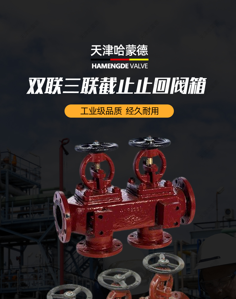 哈蒙德船用单排双联三联截止止回阀箱GB/T1854(1855)1993.jpg