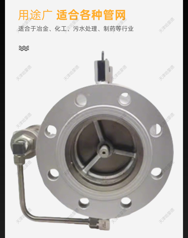 哈蒙德LHS743X16P 304不锈钢低阻力倒流防止器单向防回流止回阀.jpg