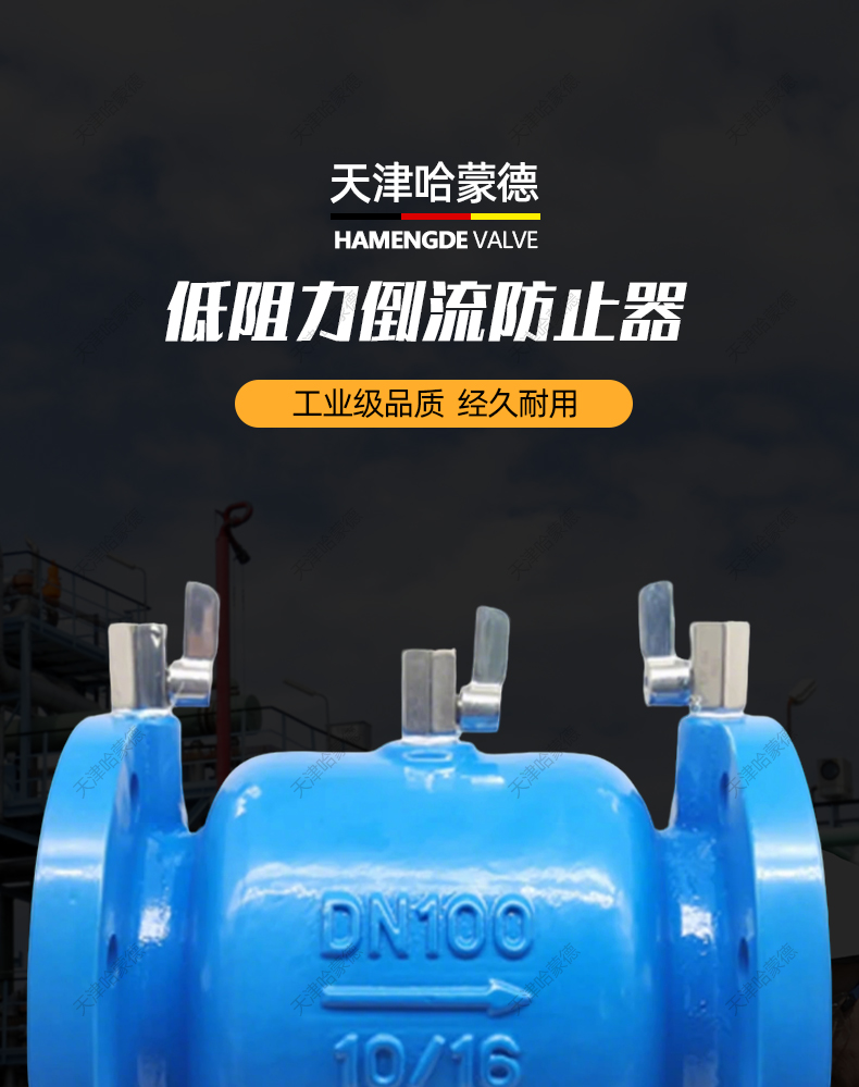 哈蒙德LHS743X16Q球墨铸铁低阻力倒流防止器防回流污染防隔断阀.jpg