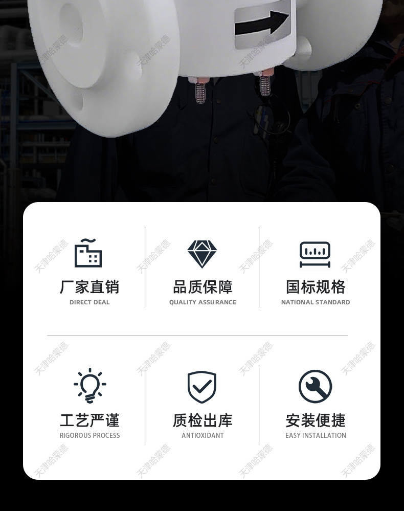 哈蒙德防爆聚四氟乙烯法兰电磁阀PTFE防腐蚀耐强酸碱高温塑料王阀.jpg