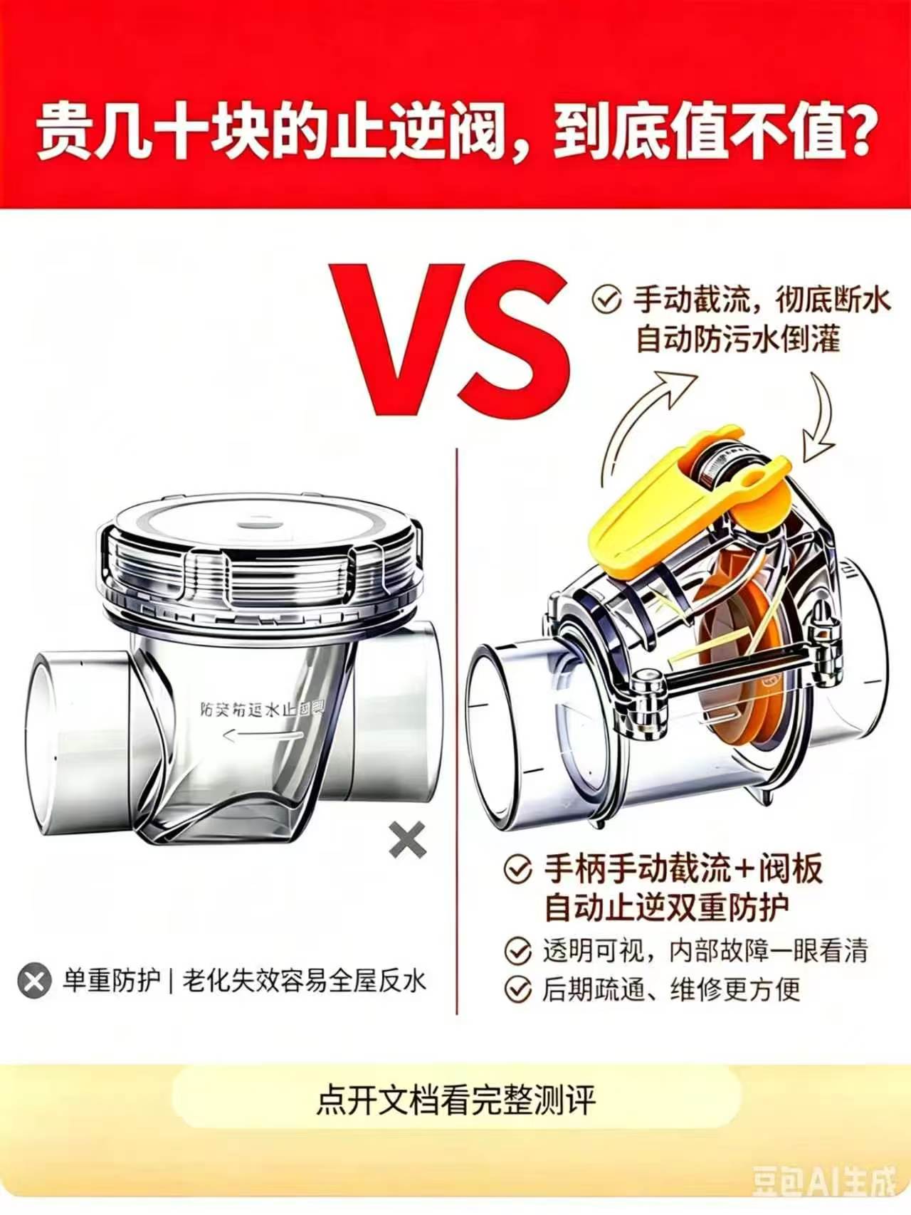 比普通止回阀贵几十块，多了一重保障值不值.jpg