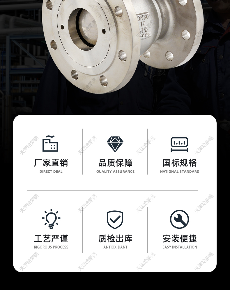 哈蒙德气动斜杆放料球阀Q641F-16P 不锈钢气动法兰耐高温切断阀.jpg