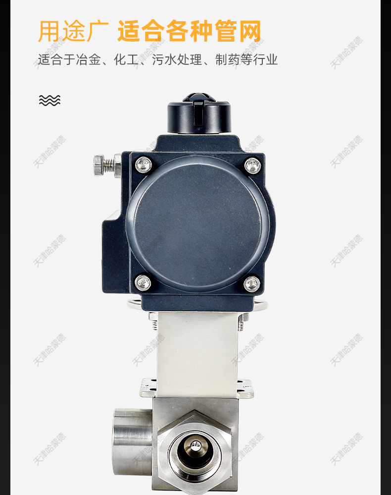 哈蒙德气动高压三通球阀Q614-5F-320P KHB不锈钢304锻钢螺纹32MPA.jpg