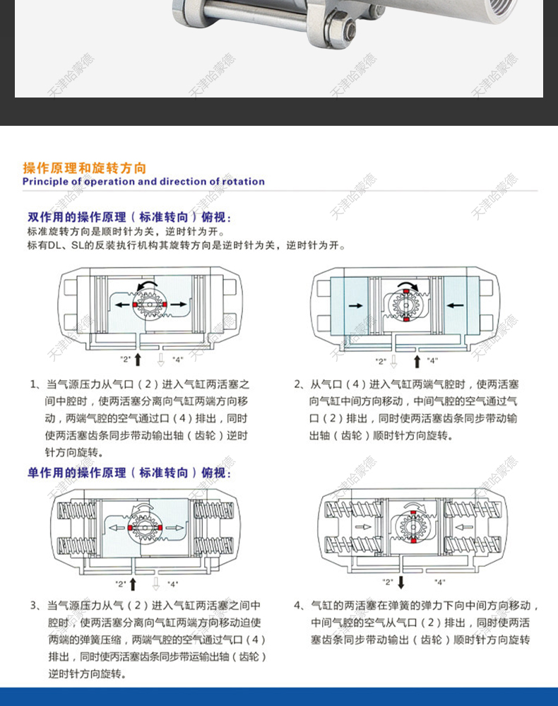 哈蒙德气动三片式球阀Q611F-16P加长焊接长管焊接304气动球阀.jpg