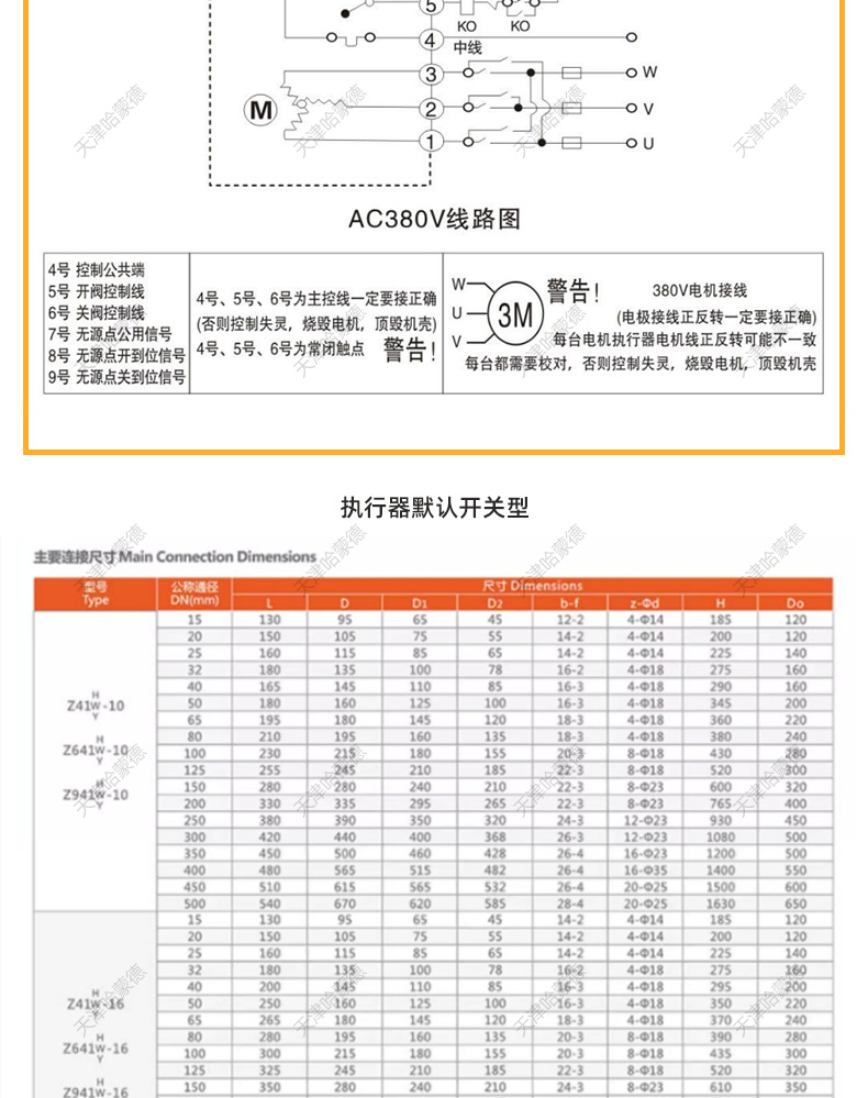 哈蒙德智能比例式调节阀304不锈钢法兰电动调节闸阀模拟量4-20ma.jpg
