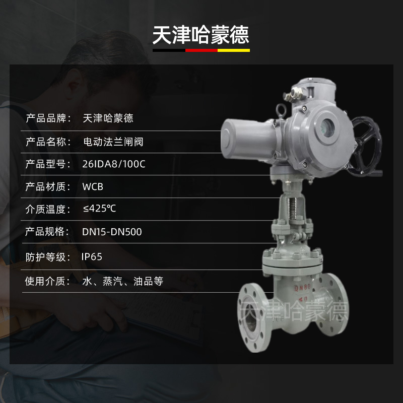 77电动法兰闸阀（没找到100C）