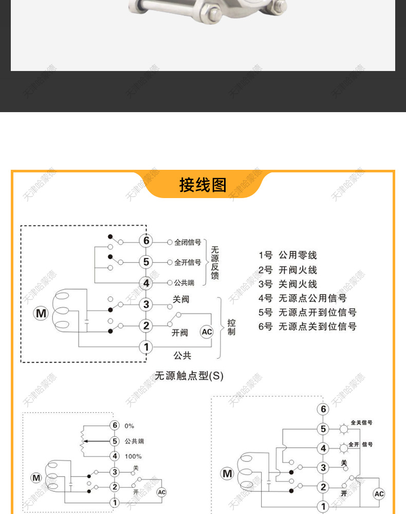 哈蒙德防爆电动丝扣球阀304不锈钢三片式比例开关控制阀调节阀.jpg