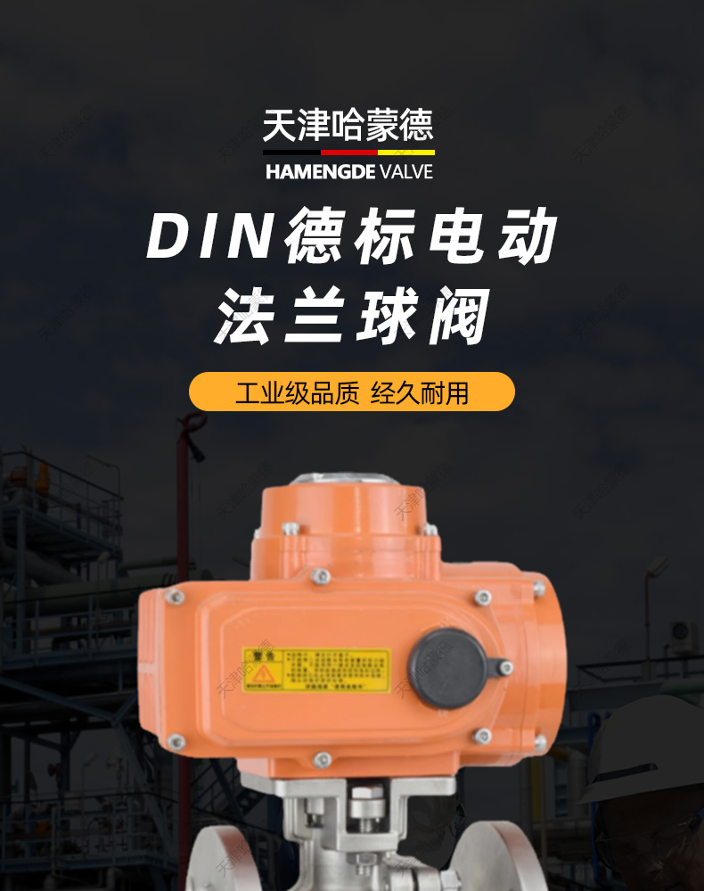 哈蒙德DIN德标电动不锈钢法兰球阀304比例调节O型控制阀高温蒸汽.jpg