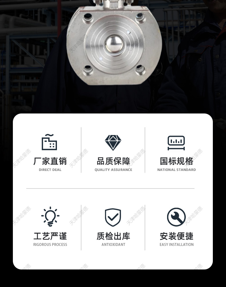 哈蒙德防爆电动对夹式超薄型球阀Q971F-16P意大利式304不锈钢开关.jpg