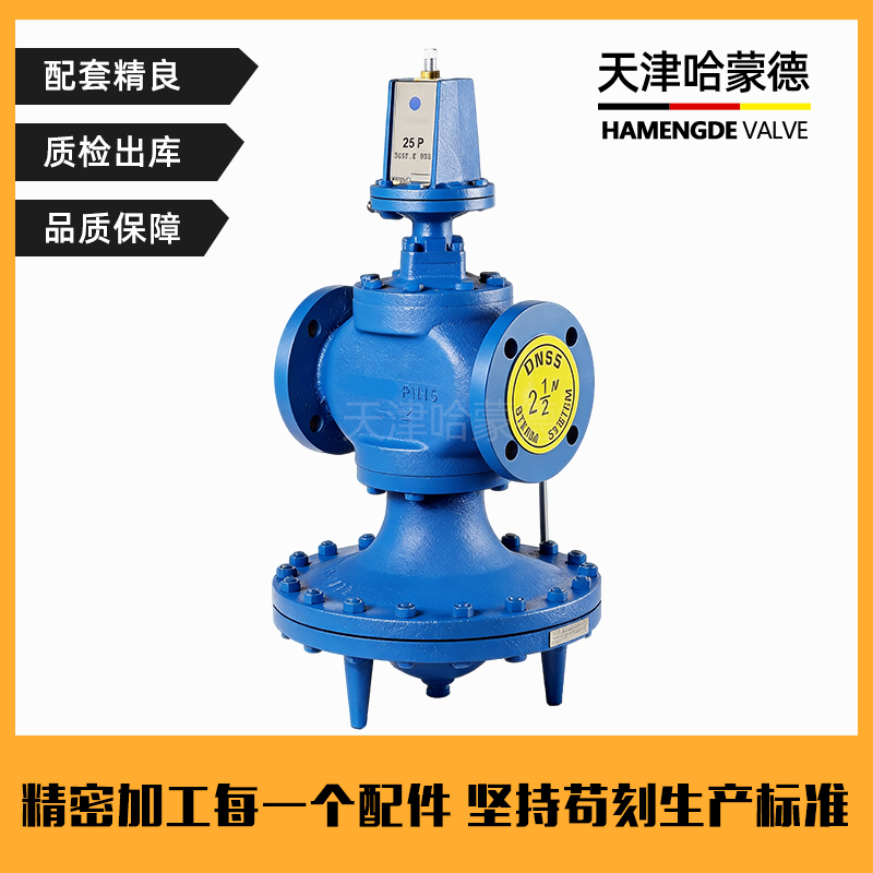 哈蒙德斯派莎克型先导薄膜式蒸汽减压阀PRV-25P PN16防泄漏微压