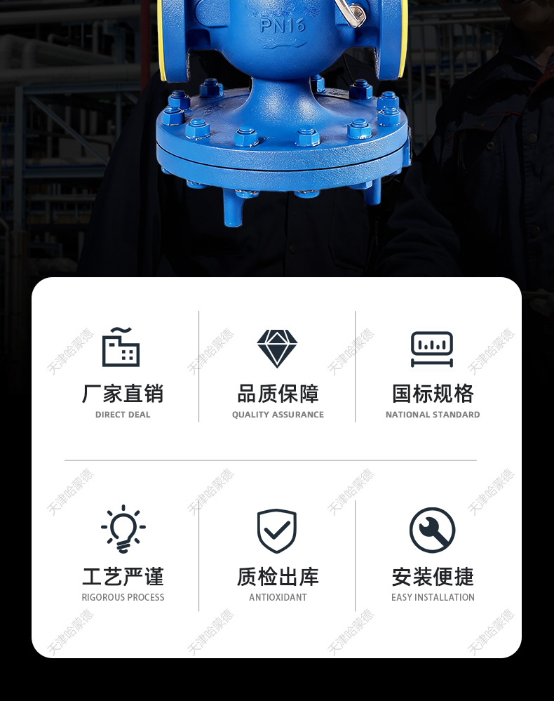 哈蒙德斯派莎克型先导薄膜式蒸汽减压阀PRV-25P PN16防泄漏微压.jpg