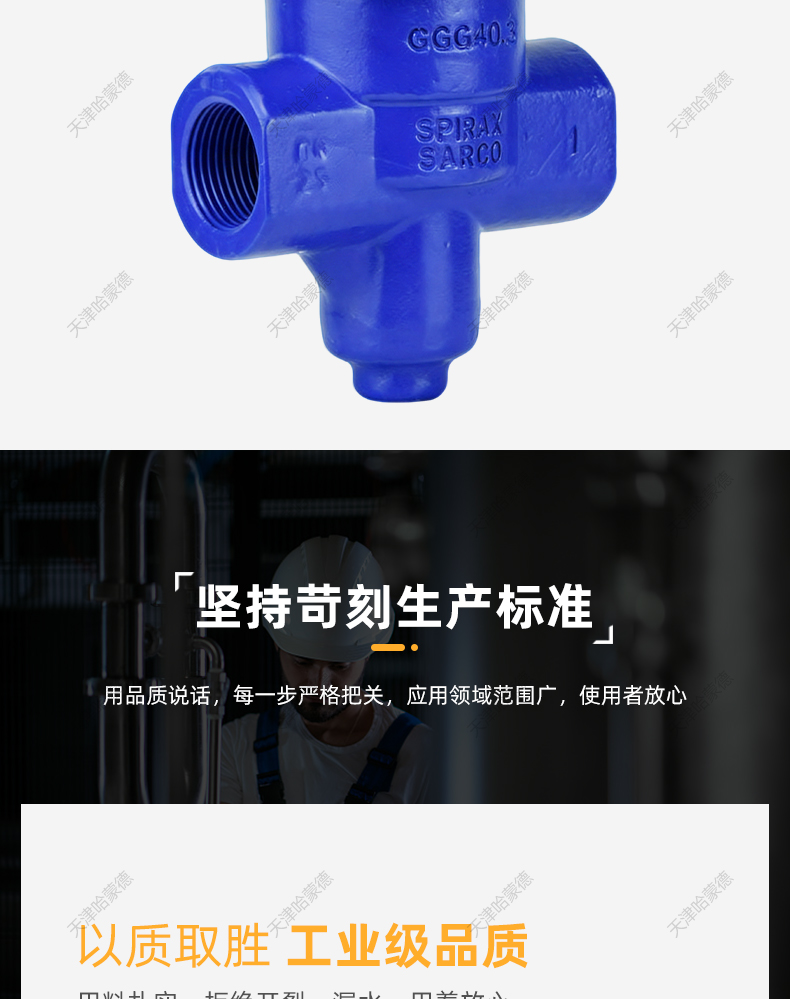 哈蒙德直接作用式可调式内螺纹蒸汽减压阀BRV2S可代替斯派莎克.jpg