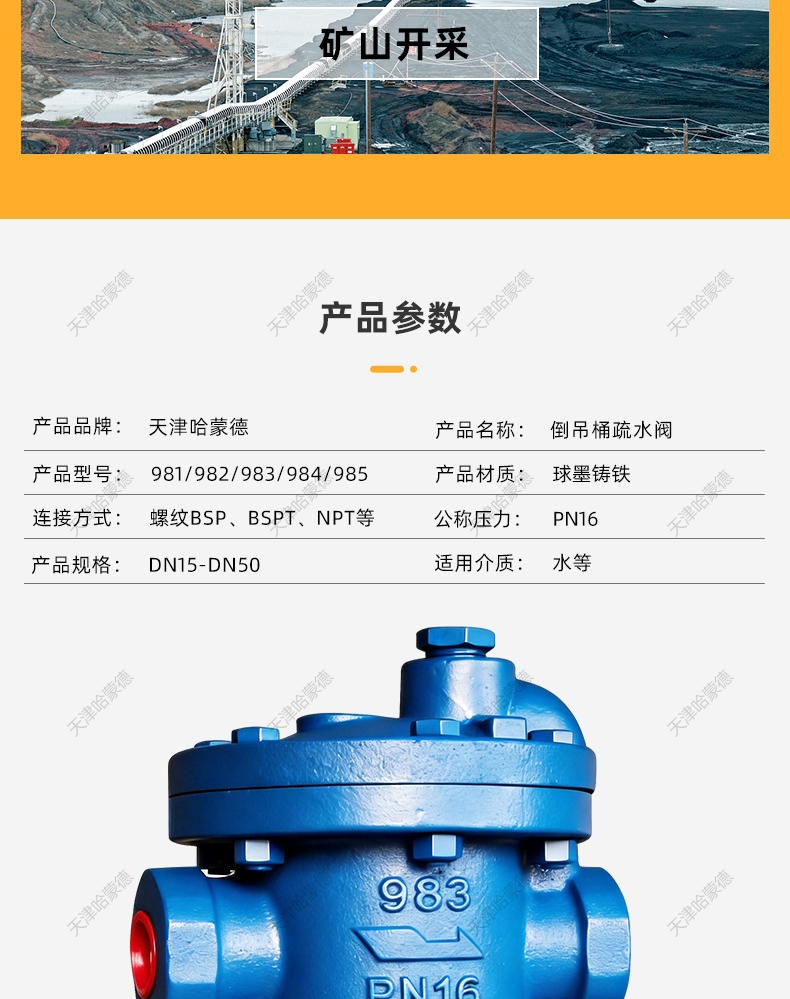 哈蒙德倒吊桶式疏水阀 981 982 倒筒 倒置桶式螺纹疏水阀DN20 25.jpg