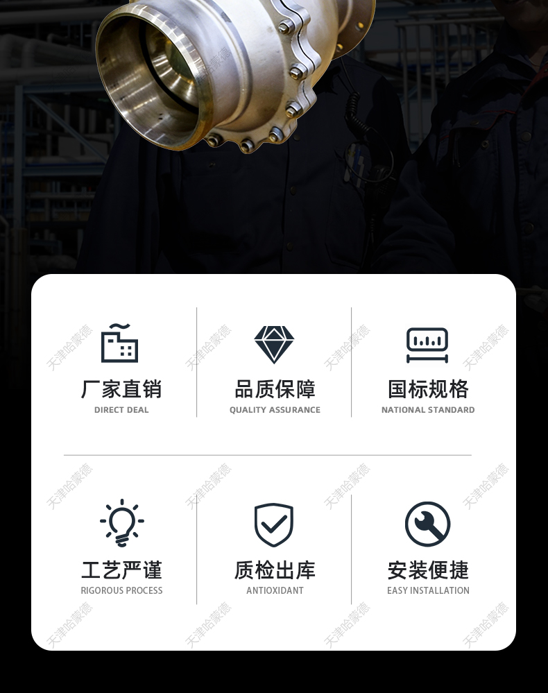 哈蒙德气动放料球阀FQ641F-16P一头焊接一头法兰连接304蒸汽阀门.jpg