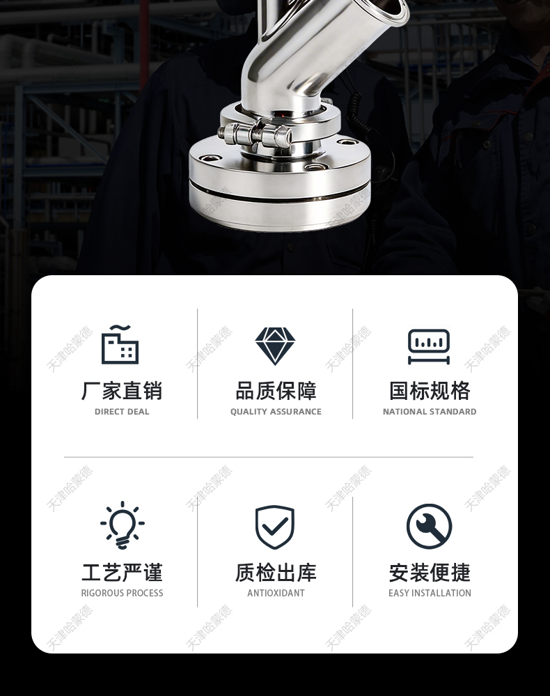 哈蒙德手动罐底放料阀FL41W-16手摇式罐底阀下展式放料阀304 316L.jpg