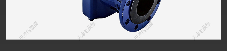 哈蒙德气动法兰管夹阀GJ641X-10L 常闭型气动胶管阀泥浆排渣阀.jpg