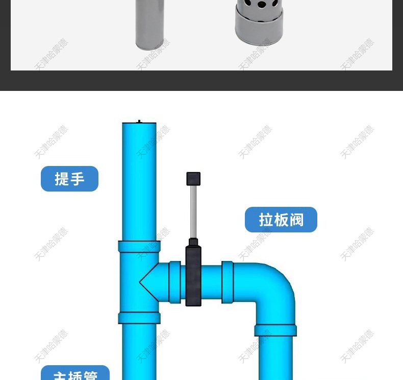 哈蒙德鱼池沉淀仓h发散管锦鲤池沉淀垃圾水族过滤管件淡水专用.jpg