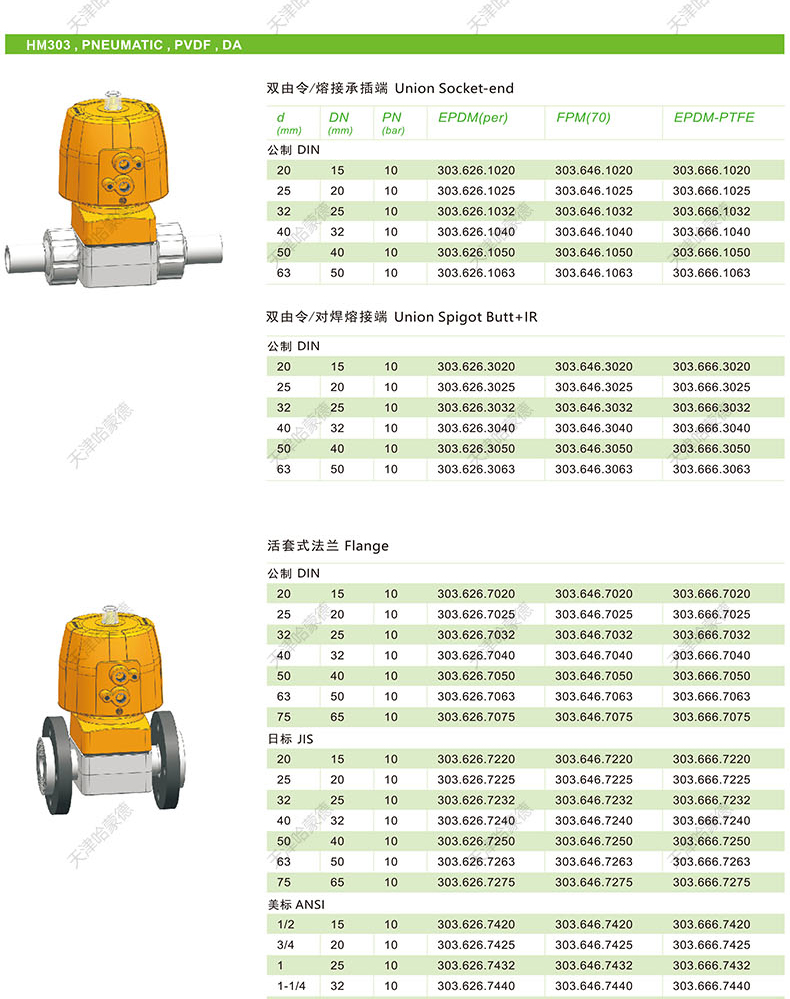 哈蒙德KOSCN MV303气动隔膜阀pvc气动阀常开双由令承插DN15 20 32.jpg