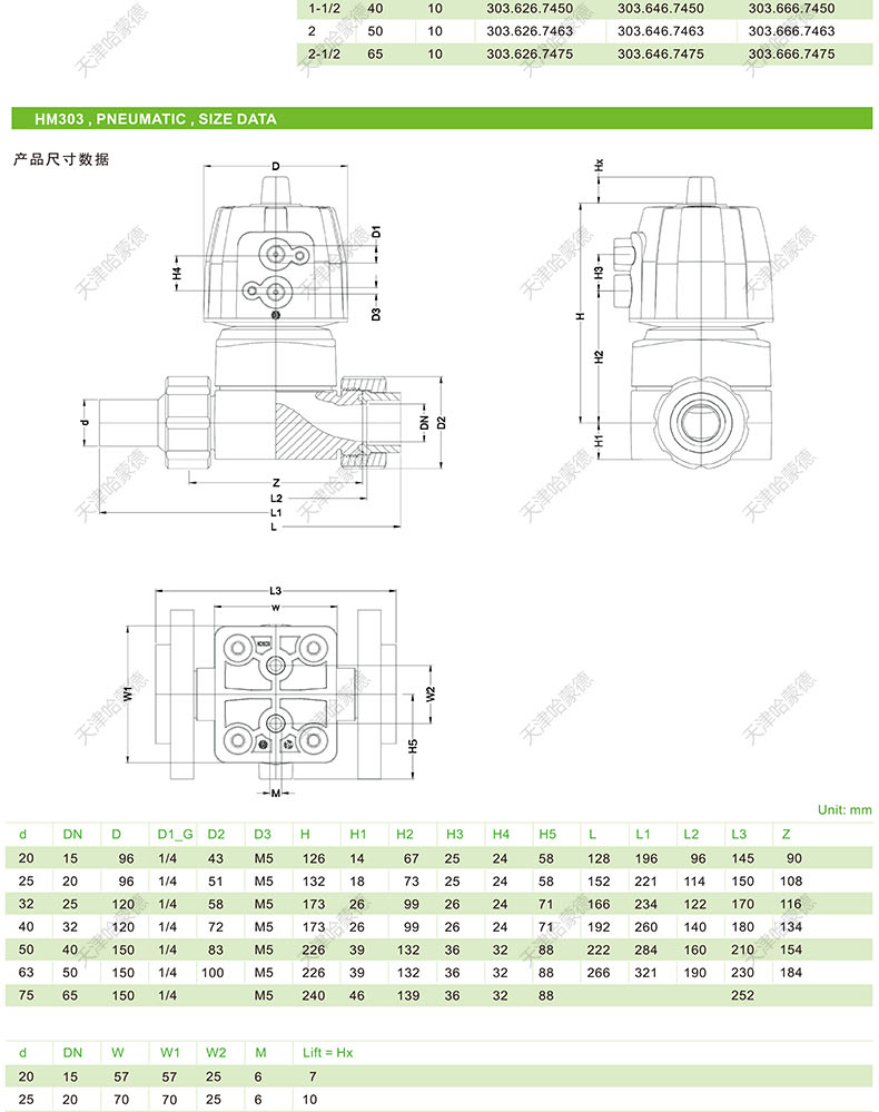 哈蒙德KOSCN MV303气动隔膜阀pvc气动阀常开双由令承插DN15 20 32.jpg