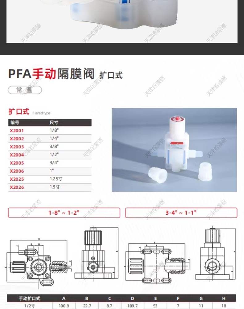 哈蒙德手动扩口PFA隔膜阀阀门耐酸碱腐蚀半导体湿法清洗化工药液.jpg